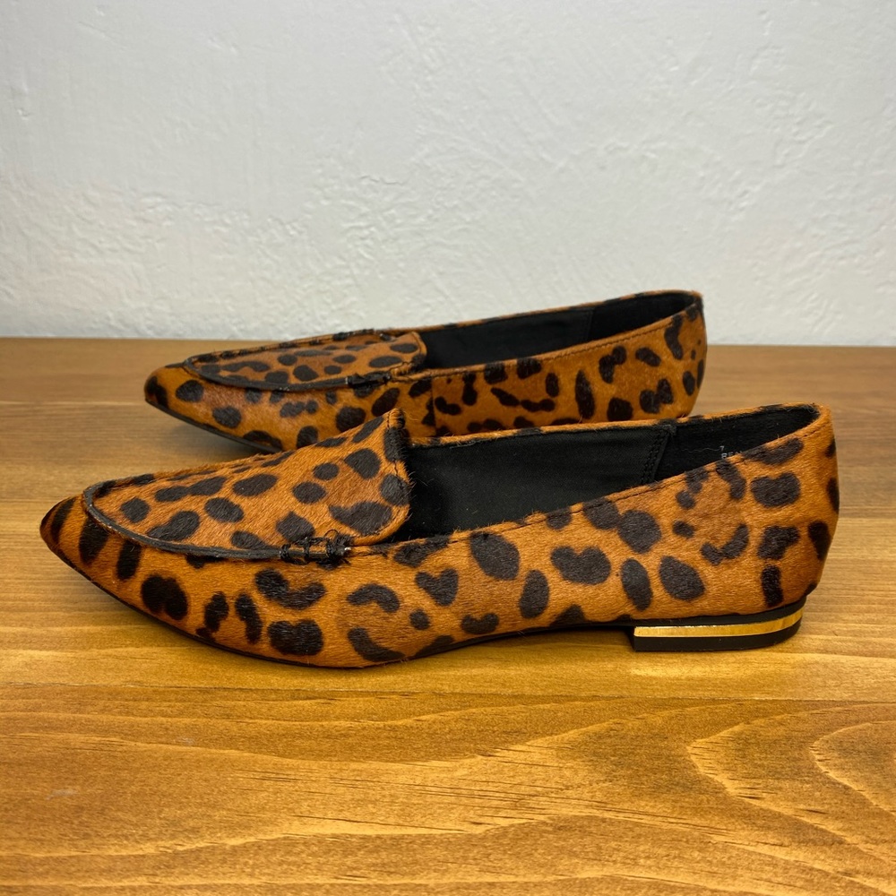 Express leopard print loafer